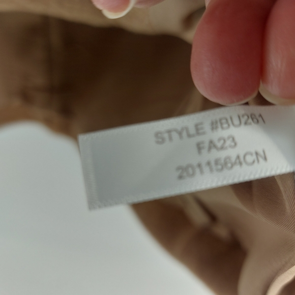 J. Crew Wool Blend Button-neck city coat Tan Size 6 - Picture 8 of 11